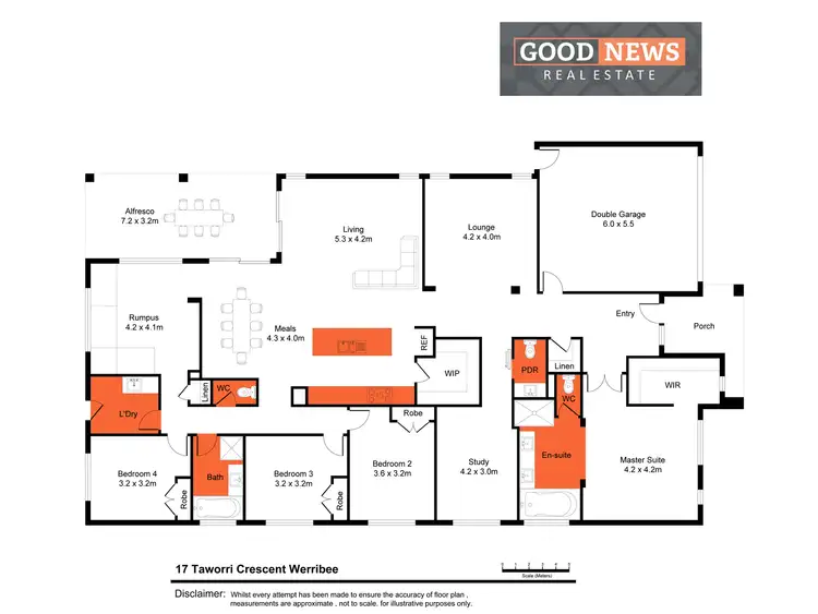 Floorplan of Homely house listing, 17 Taworri Crescent, Werribee VIC 3030