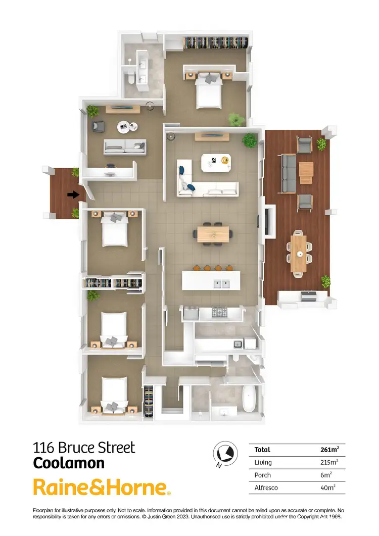 Floorplan of Homely house listing, 116 Bruce Street, Coolamon NSW 2701