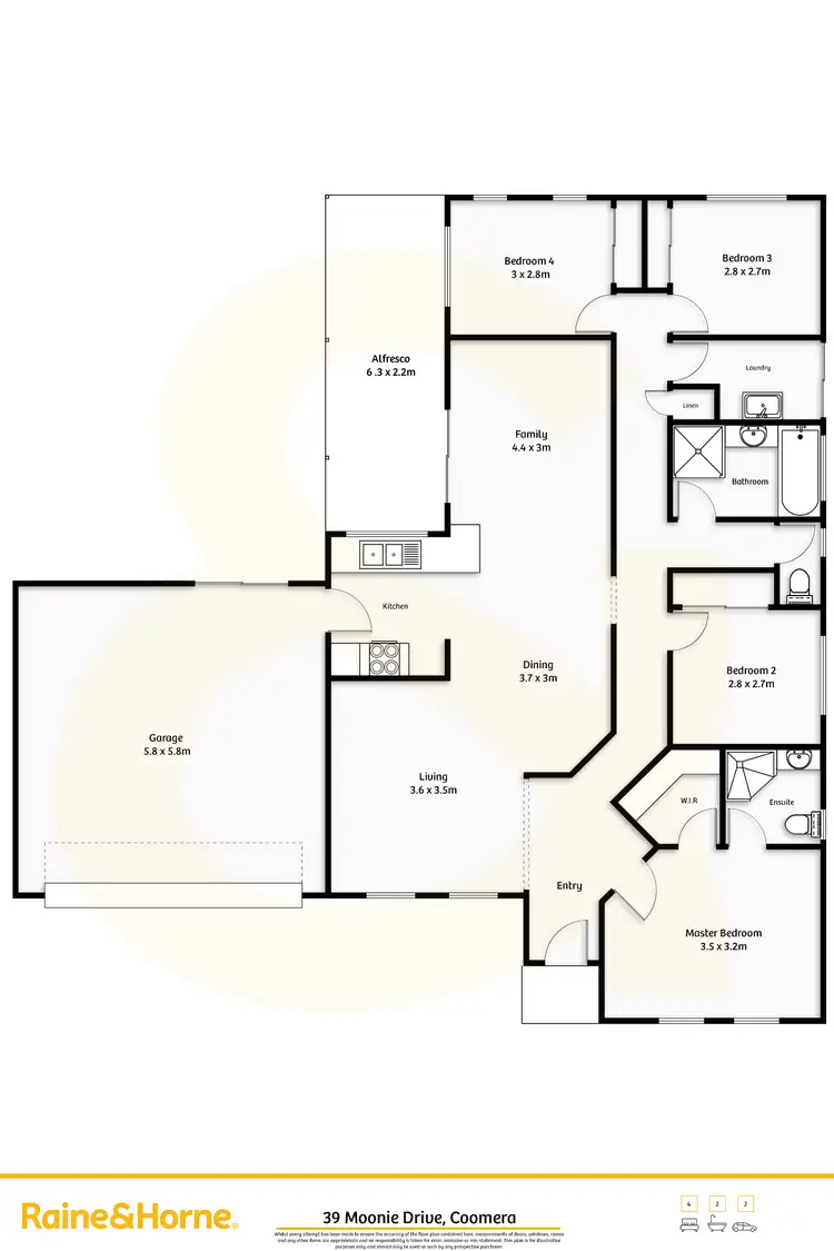 Floorplan of Homely house listing, 39 Moonie Drive, Coomera QLD 4209