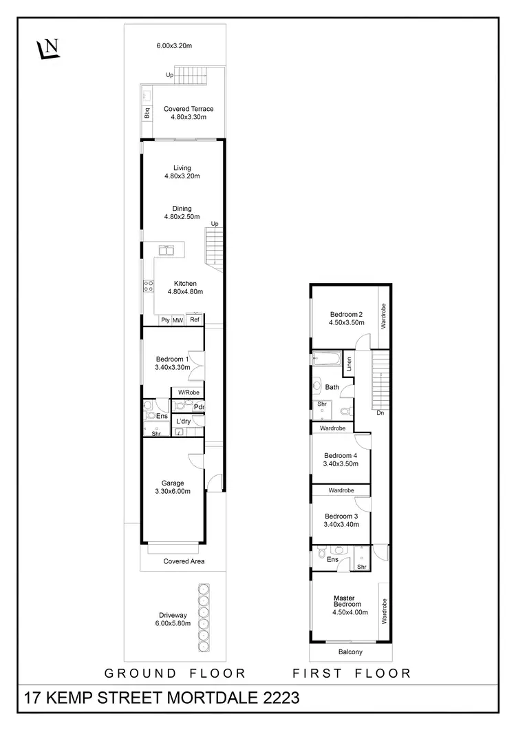 Floorplan of Homely semi-detached listing, 17 Kemp Street, Mortdale NSW 2223