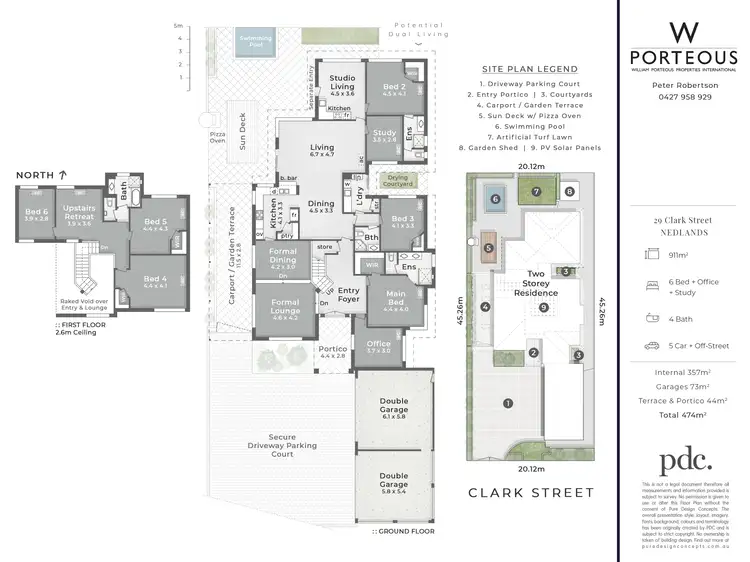Floorplan of Homely house listing, 29 Clark Street, Nedlands WA 6009