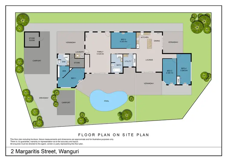 Floorplan of Homely house listing, 2 Margaritis Street, Wanguri NT 810