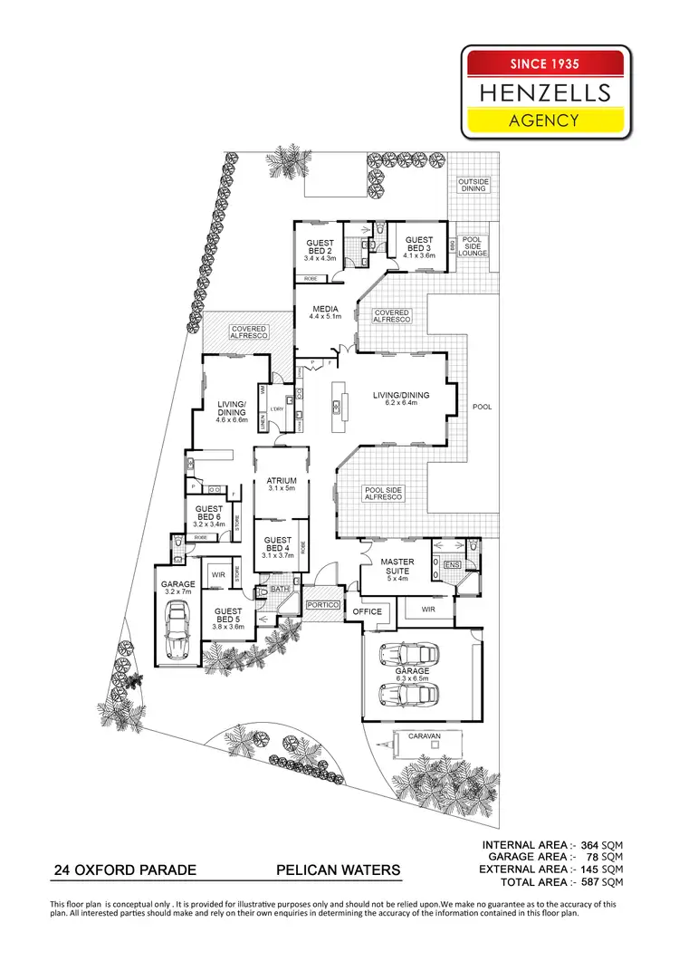Floorplan of Homely house listing, 24 Oxford Parade, Pelican Waters QLD 4551