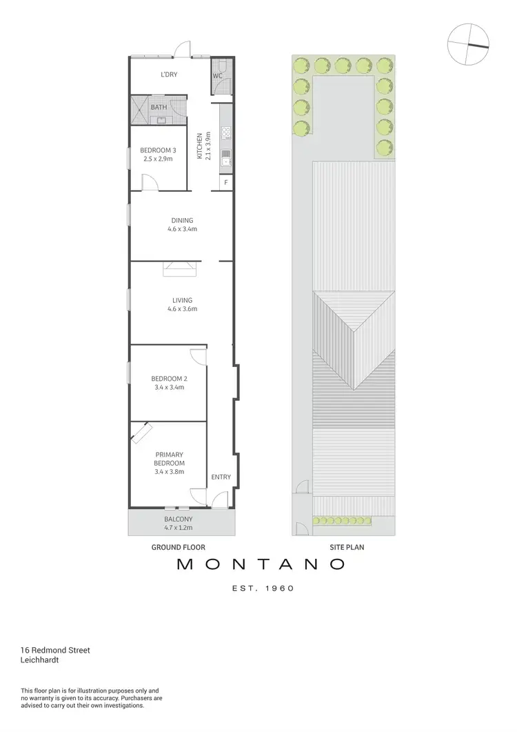 Floorplan of Homely house listing, 16 Redmond Street, Leichhardt NSW 2040