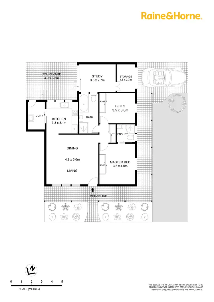 Floorplan of Homely villa listing, 1/90 Verdun Street, Bexley NSW 2207