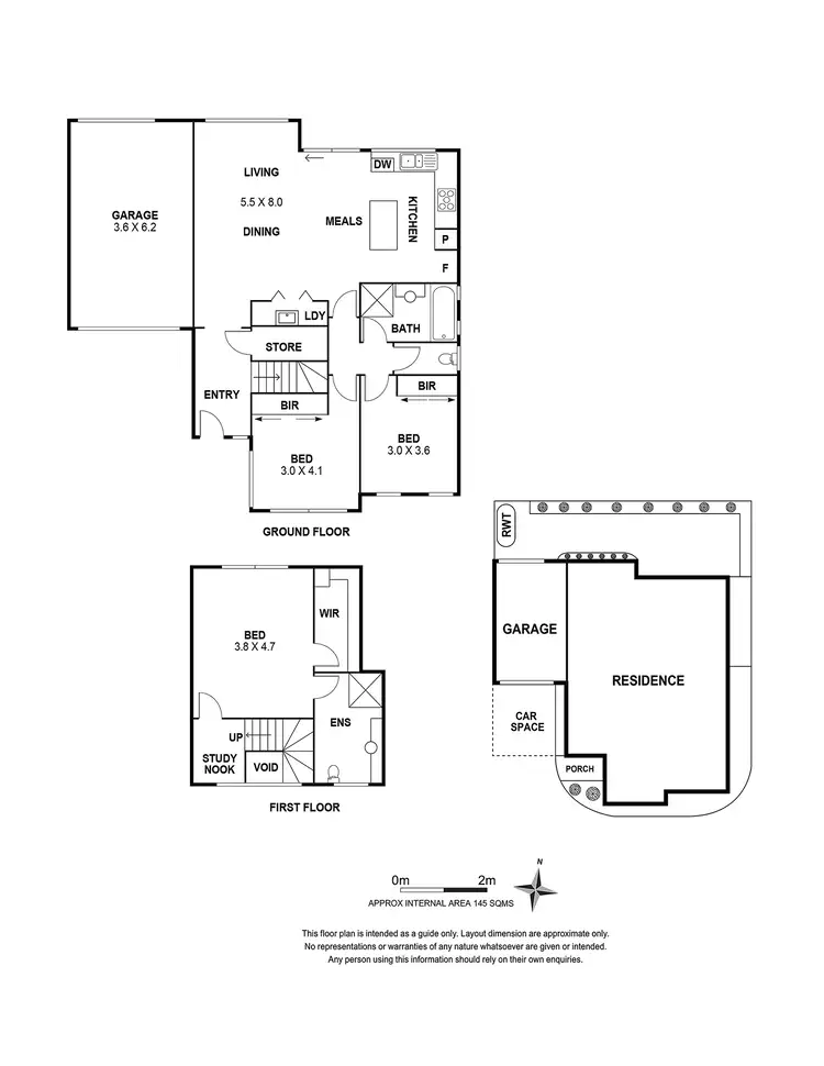 Floorplan of Homely townhouse listing, 2/243 Springvale Road, Nunawading VIC 3131