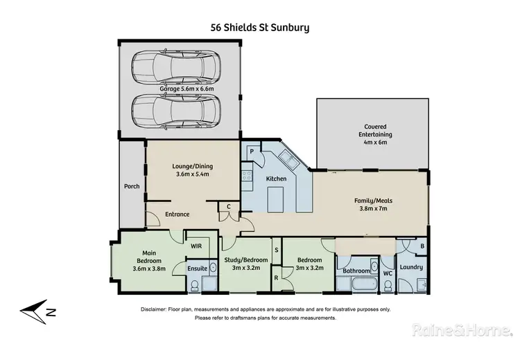Floorplan of Homely house listing, 56 Shields Street, Sunbury VIC 3429