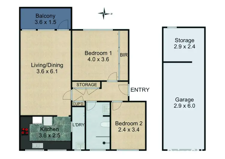 Floorplan of Homely apartment listing, 9/1679 Pacific Highway, Wahroonga NSW 2076