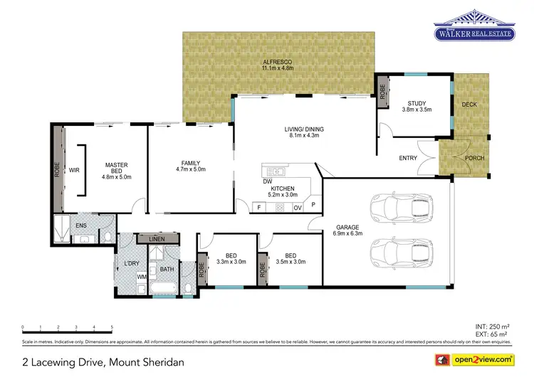 Floorplan of Homely house listing, 2 Lacewing Drive, Mount Sheridan QLD 4868