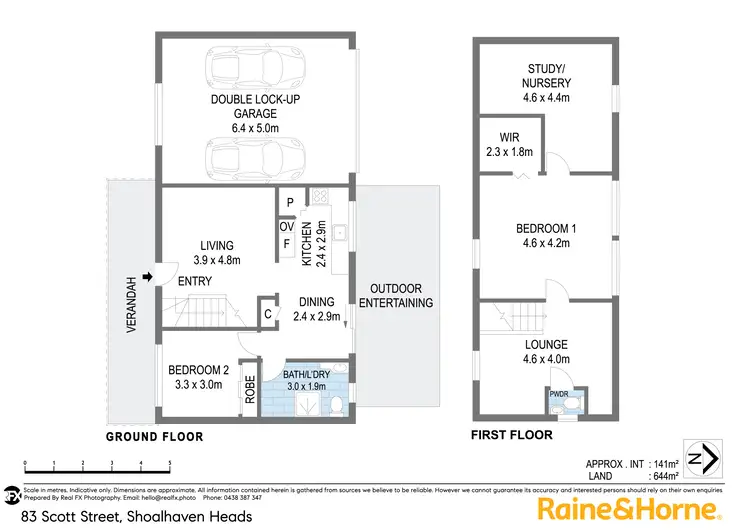 Floorplan of Homely house listing, 83 Scott Street, Shoalhaven Heads NSW 2535
