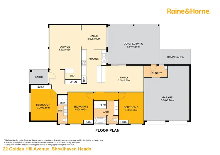 Floorplan of Homely house listing, 22 Golden Hill Avenue, Shoalhaven Heads NSW 2535