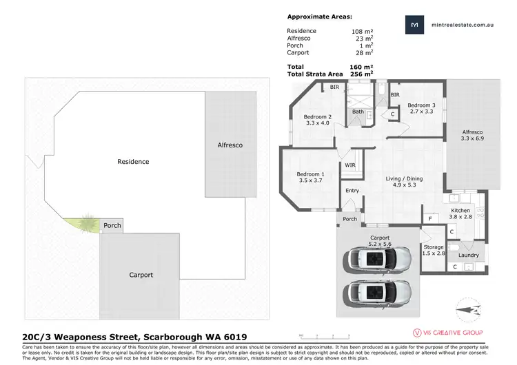 Floorplan of Homely house listing, 20C Weaponess Road, Scarborough WA 6019