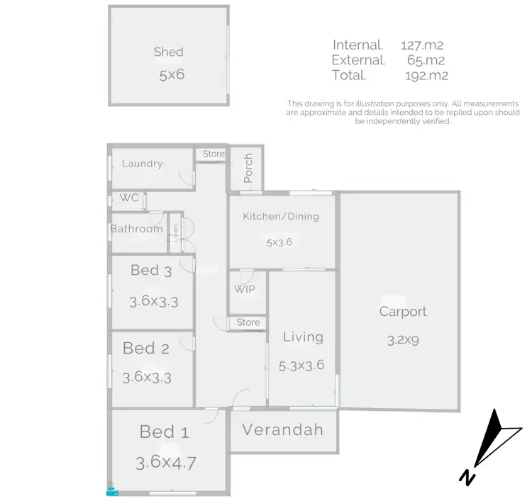 Floorplan of Homely house listing, 5 Willow Court, Manningham SA 5086