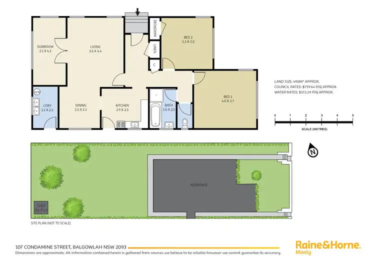 Floorplan of Homely house listing, 107 Condamine Street, Balgowlah NSW 2093