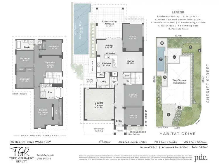 Floorplan of Homely house listing, 26 Habitat Drive, Wakerley QLD 4154