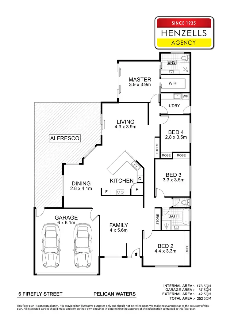 Floorplan of Homely house listing, 6 Firefly Street, Pelican Waters QLD 4551