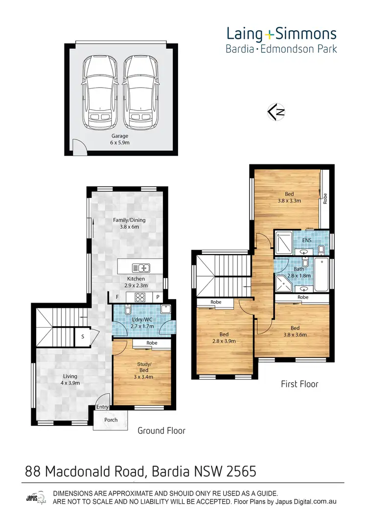 Floorplan of Homely house listing, 88 MacDonald Road, Bardia NSW 2565