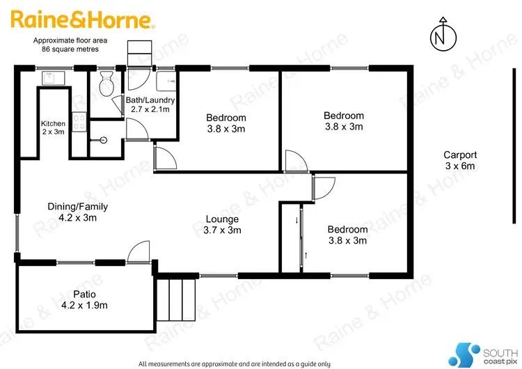 Floorplan of Homely house listing, 22 Avalon Street, Batemans Bay NSW 2536