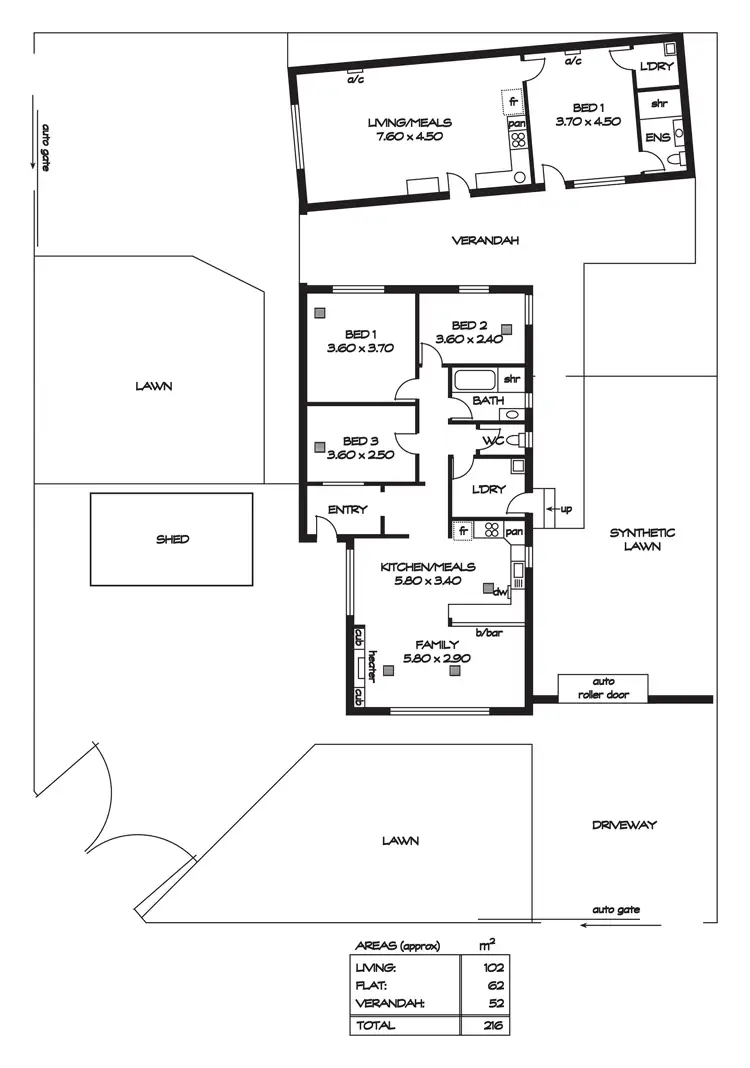 Floorplan of Homely house listing, 1 Danum Avenue, Ingle Farm SA 5098