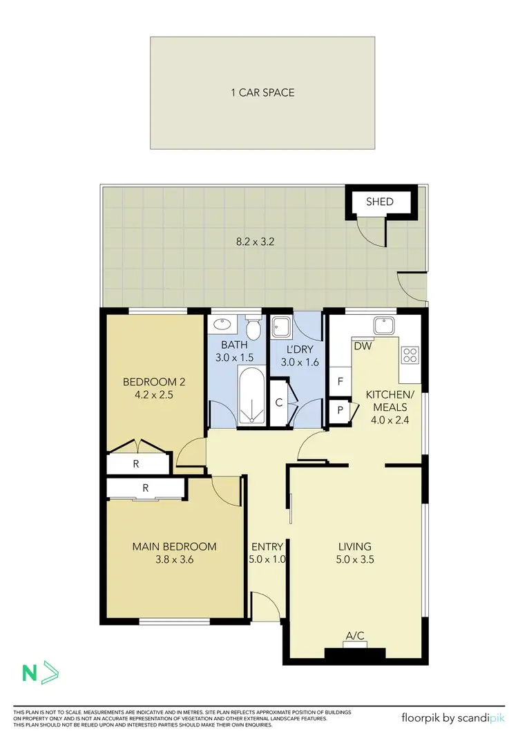 Floorplan of Homely unit listing, 1/71 Lynch Road, Fawkner VIC 3060