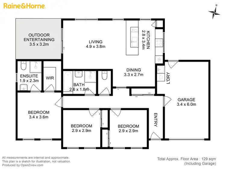 Floorplan of Homely townhouse listing, 1/71 Hallett Drive, Rokeby TAS 7019