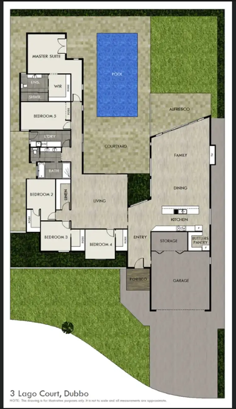 Floorplan of Homely house listing, 3 Lago Court, Dubbo NSW 2830