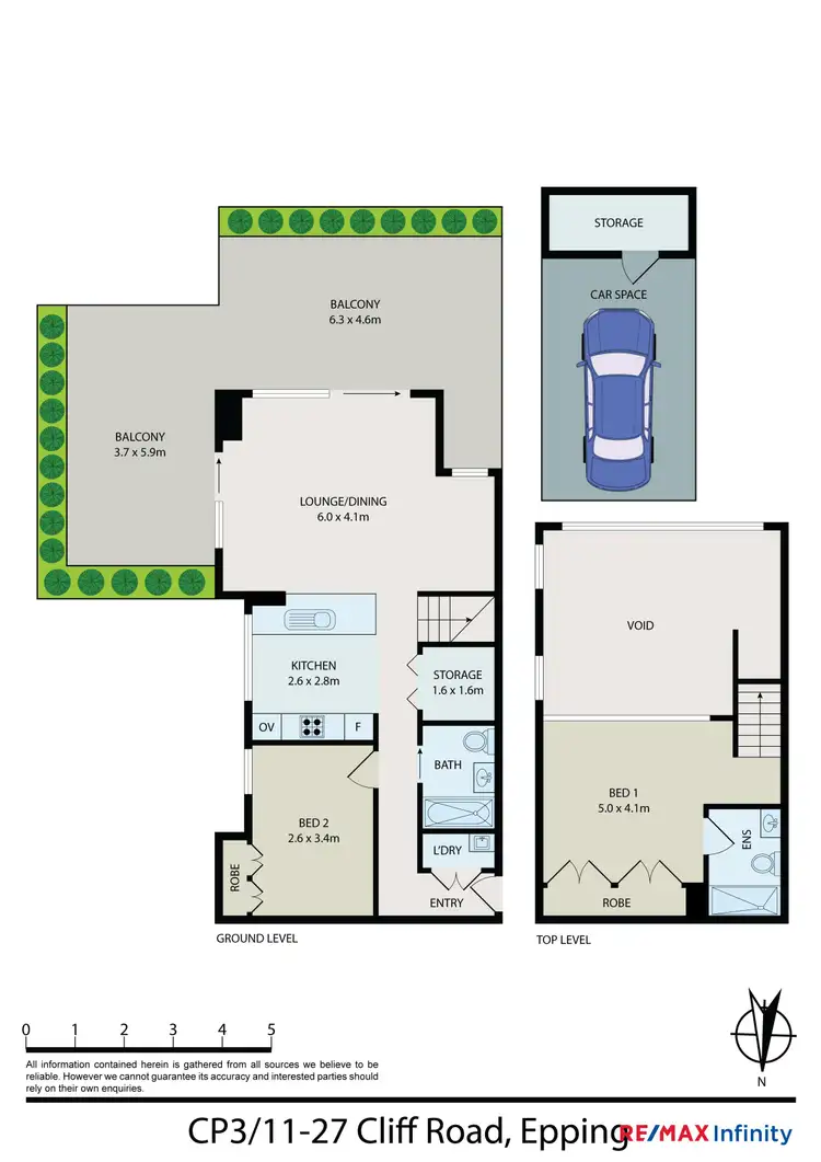 Floorplan of Homely apartment listing, CP03/11-27 Cliff Road, Epping NSW 2121
