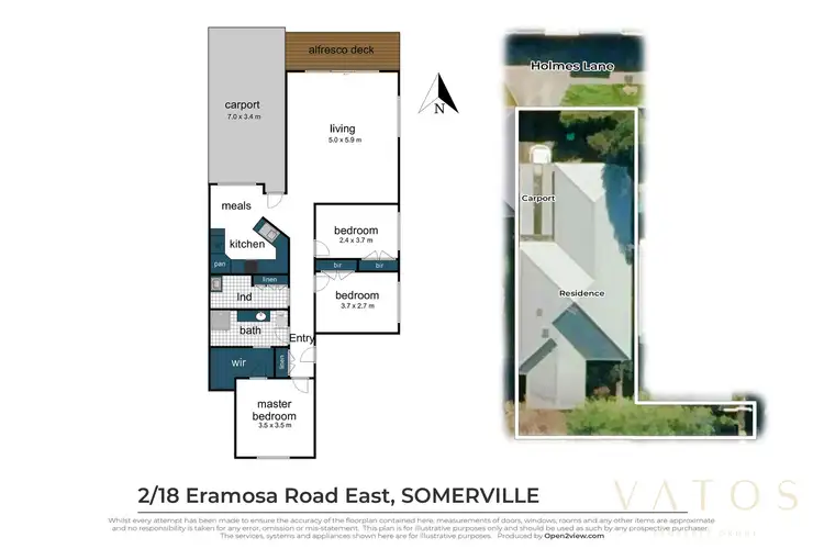 Floorplan of Homely house listing, 42 Holmes Lane, Somerville VIC 3912
