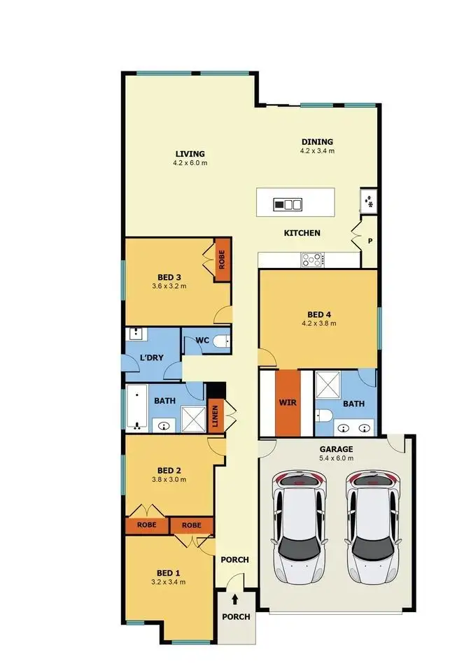 Floorplan of Homely house listing, 25 Hawkstone Road, Manor Lakes VIC 3024