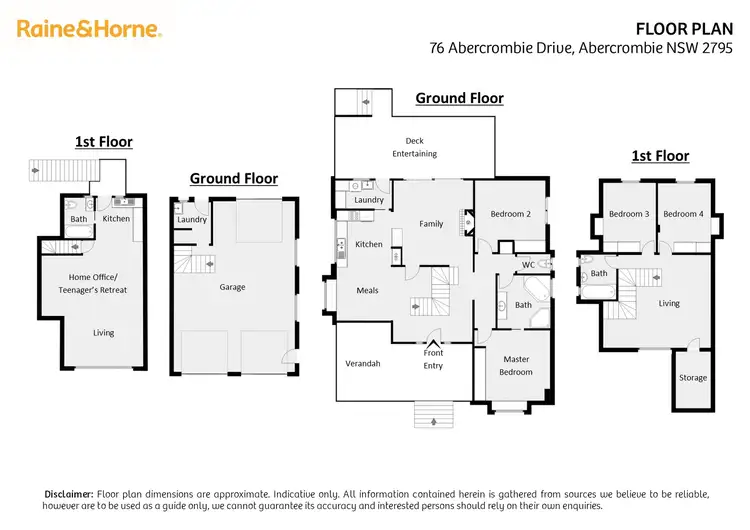 Floorplan of Homely house listing, 76 Abercrombie Drive, Abercrombie NSW 2795