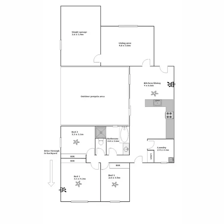 Floorplan of Homely house listing, 23 Pearson Avenue, Port Lincoln SA 5606