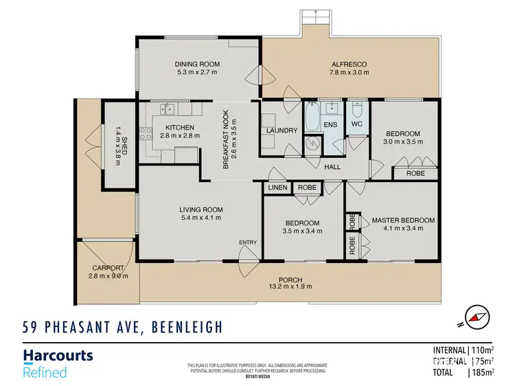 Floorplan of Homely house listing, 59 Pheasant Avenue, Beenleigh QLD 4207