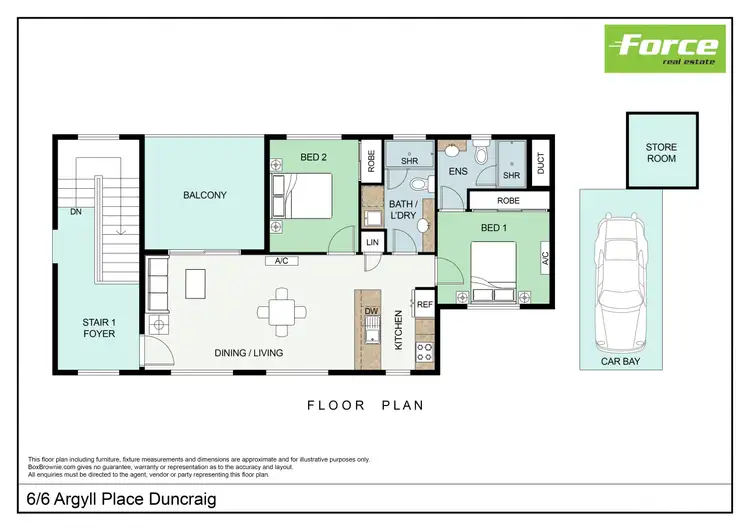 Floorplan of Homely apartment listing, 6/6 Argyll Place, Duncraig WA 6023