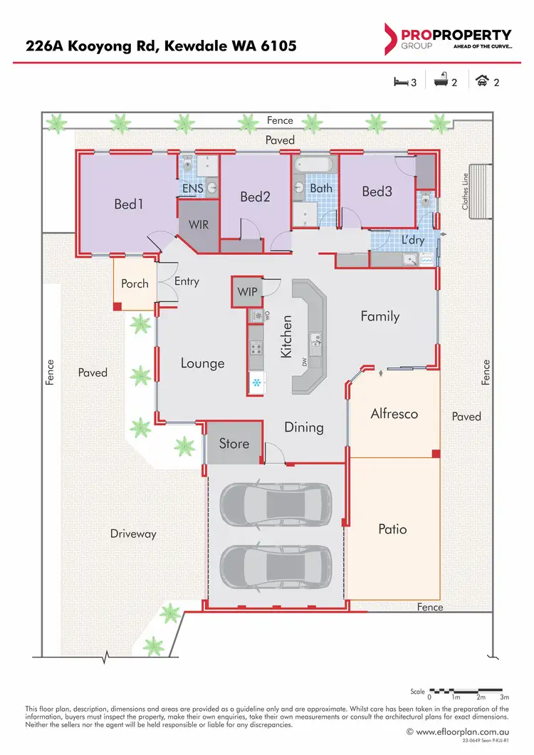 Floorplan of Homely house listing, 226A Kooyong Road, Kewdale WA 6105