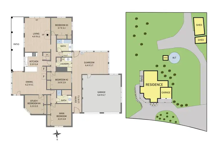 Floorplan of Homely rural property listing, 745 Old Leongatha Rd, Kardella South VIC 3950