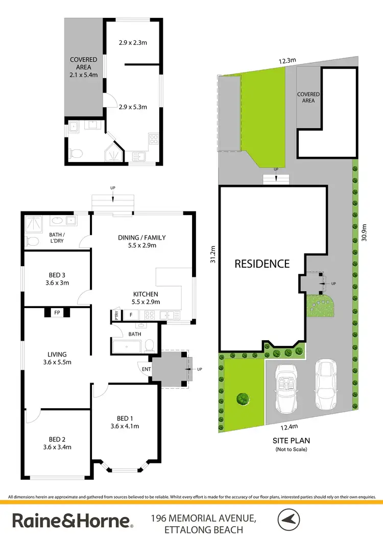 Floorplan of Homely house listing, 196 Memorial Avenue, Ettalong Beach NSW 2257