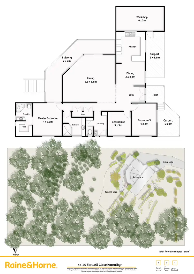 Floorplan of Homely house listing, 46-50 Farwell Close, Kooralbyn QLD 4285