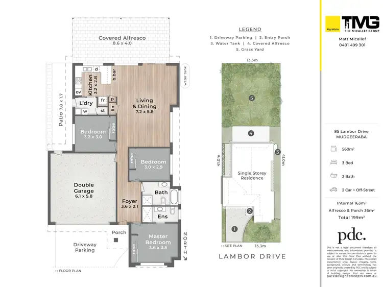 Floorplan of Homely house listing, 85 Lambor Drive, Mudgeeraba QLD 4213