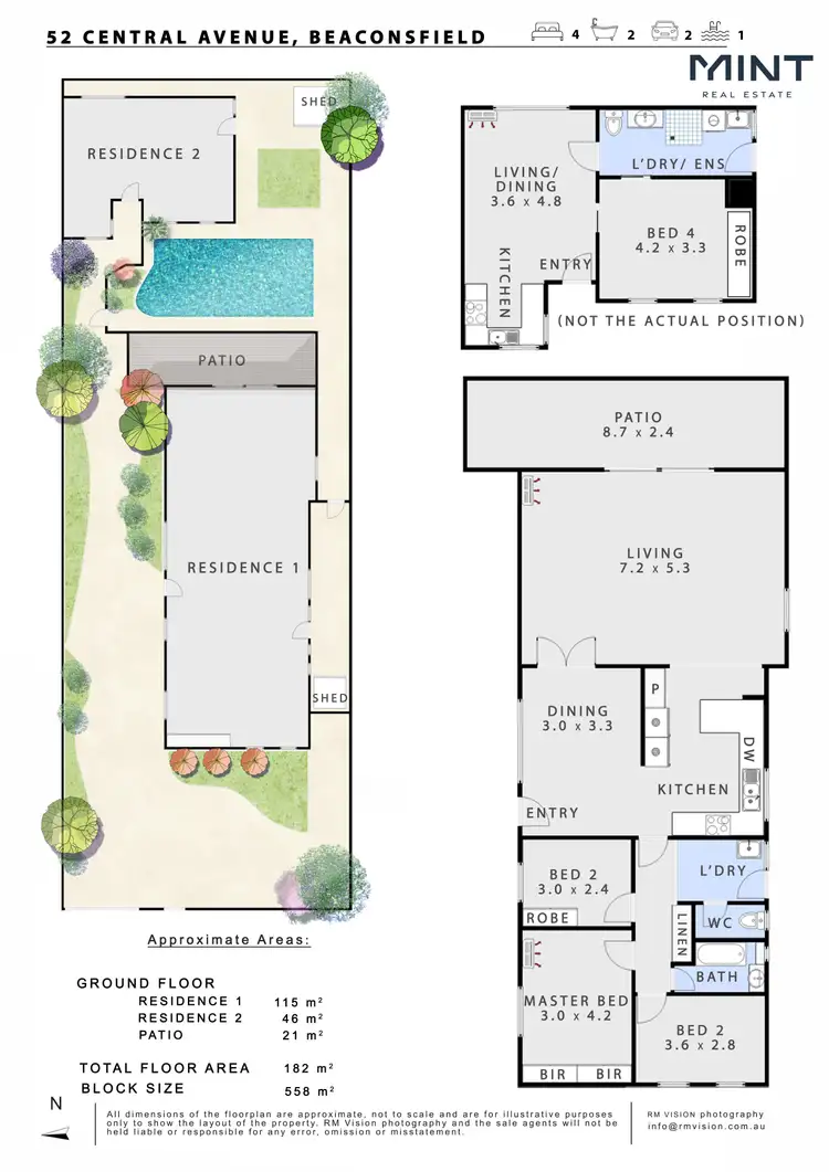 Floorplan of Homely house listing, 52 Central Avenue, Beaconsfield WA 6162
