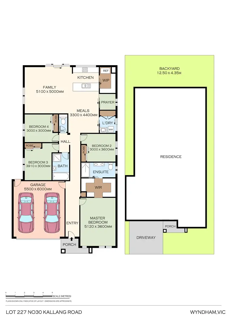 Floorplan of Homely house listing, 30 Kallang Road, Wyndham Vale VIC 3024