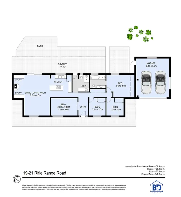 Floorplan of Homely house listing, 19-21 Rifle Range Road, Narangba QLD 4504
