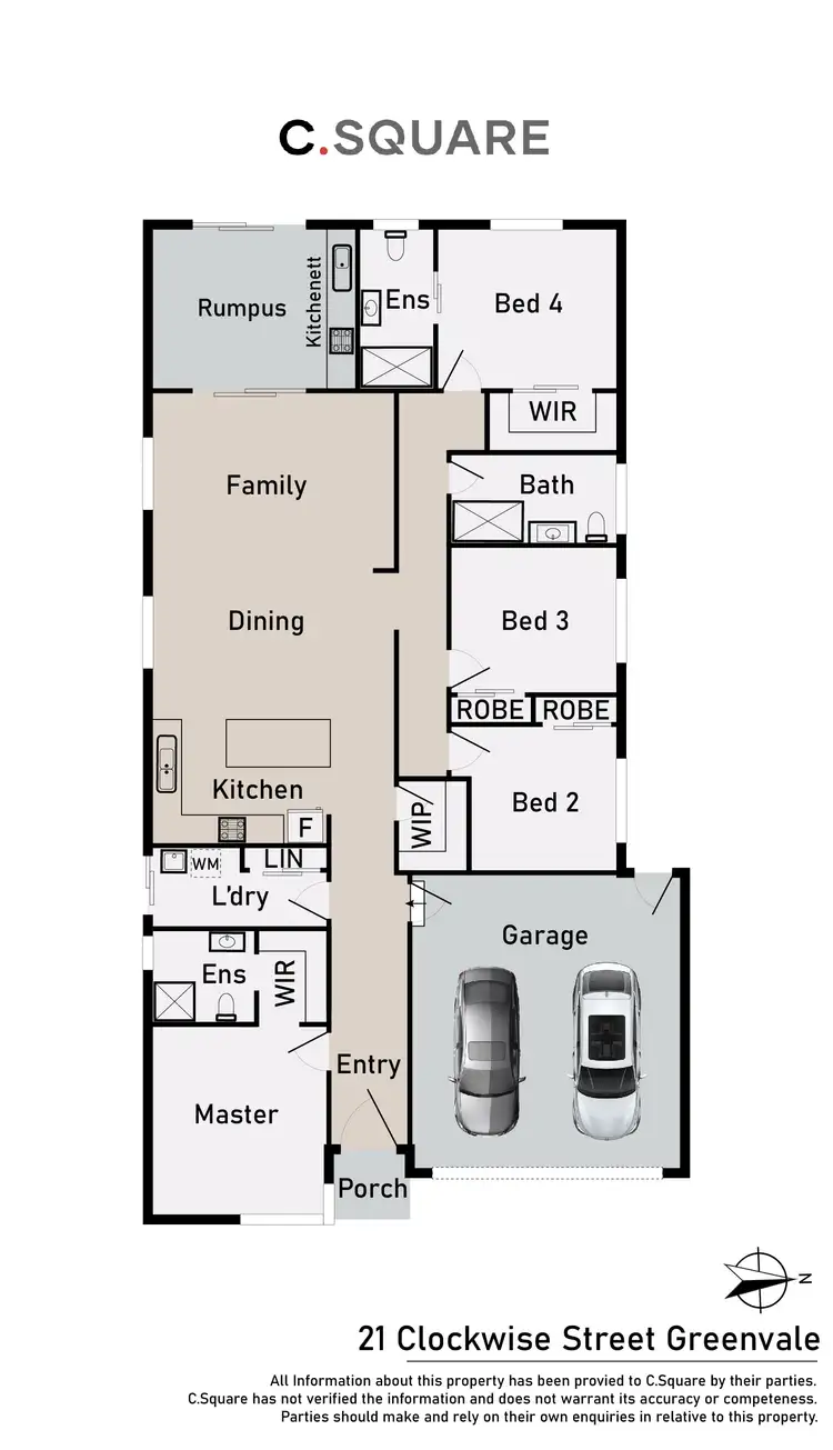 Floorplan of Homely house listing, 21 Clockwise Street, Greenvale VIC 3059