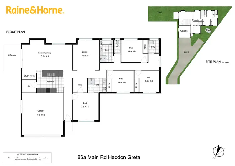 Floorplan of Homely house listing, 86A Main Road, Heddon Greta NSW 2321