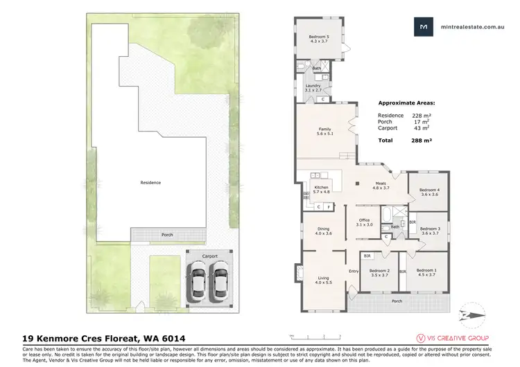 Floorplan of Homely house listing, 19 Kenmore Crescent, Floreat WA 6014