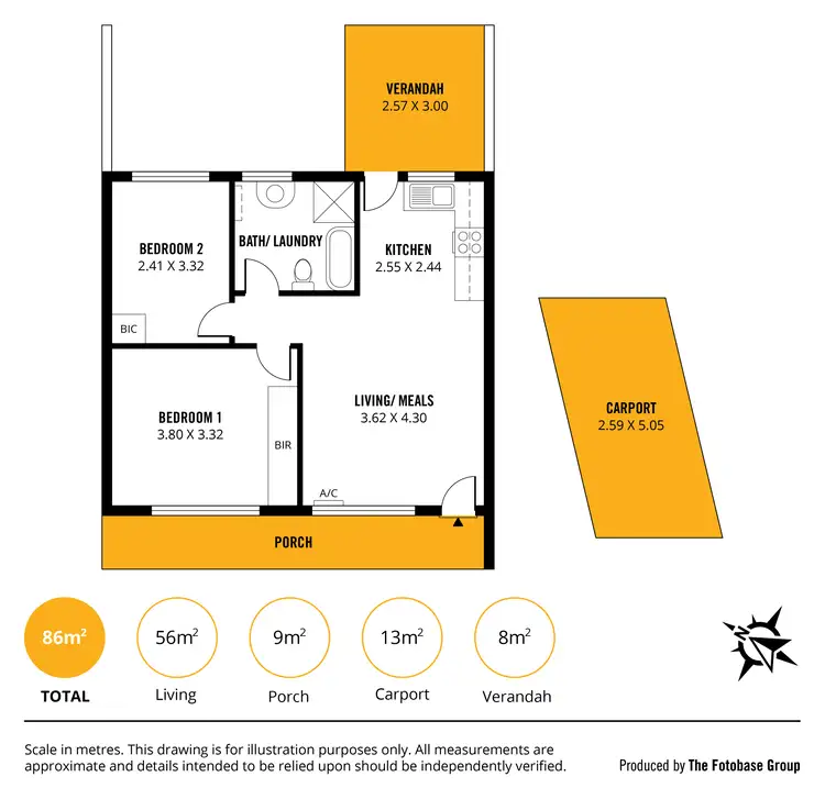 Floorplan of Homely unit listing, 6/45 Kintore Street, Mile End SA 5031