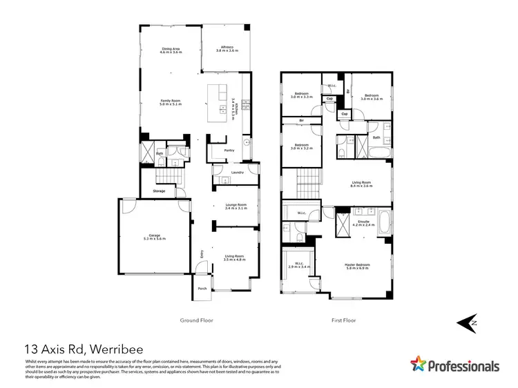 Floorplan of Homely house listing, 13 Axis Road, Werribee VIC 3030