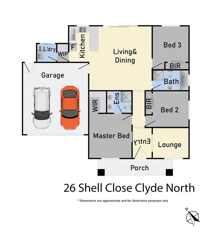 Floorplan of Homely house listing, 26 Shell Close, Clyde North VIC 3978