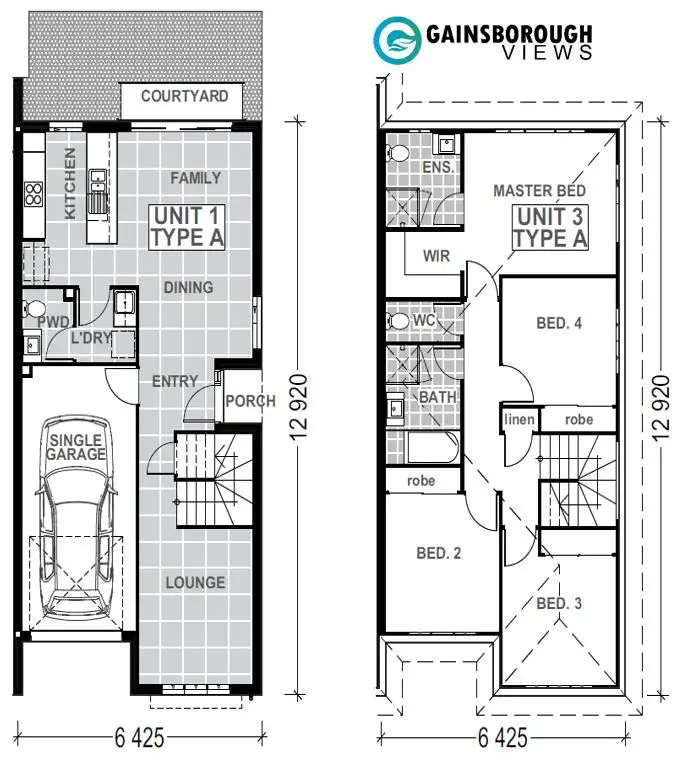 Floorplan of Homely townhouse listing, 135/370 Gainsborough Drive, Pimpama QLD 4209