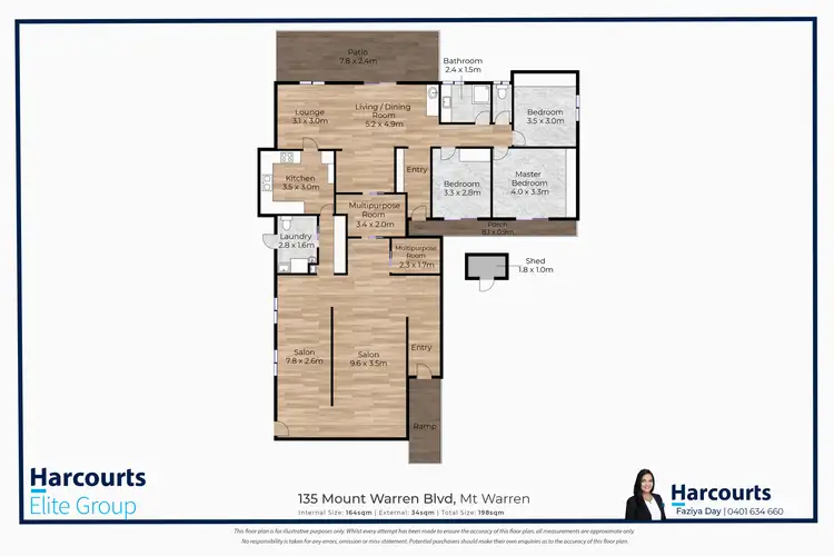 Floorplan of Homely house listing, 135 Mount Warren Boulevard, Mount Warren Park QLD 4207