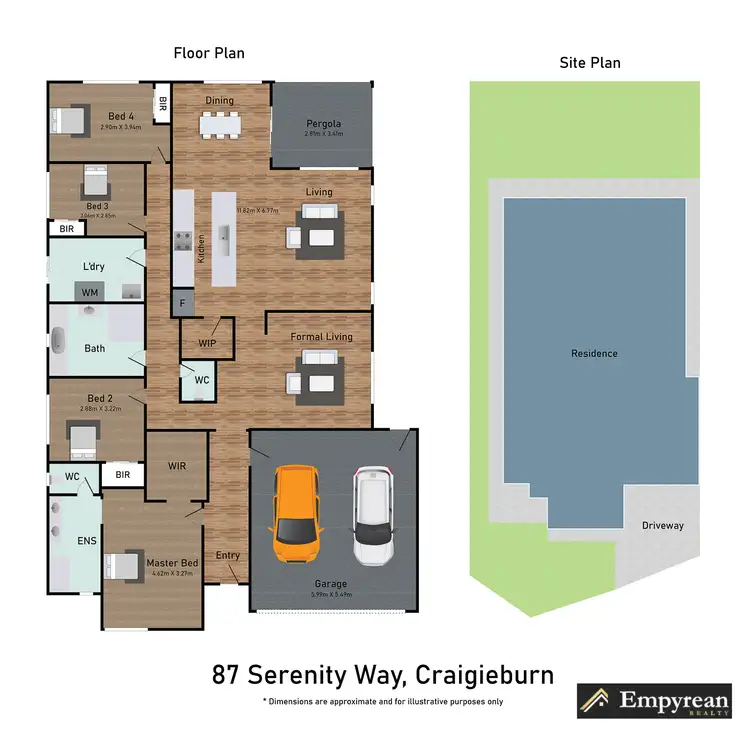 Floorplan of Homely house listing, 87 Serenity Way, Craigieburn VIC 3064